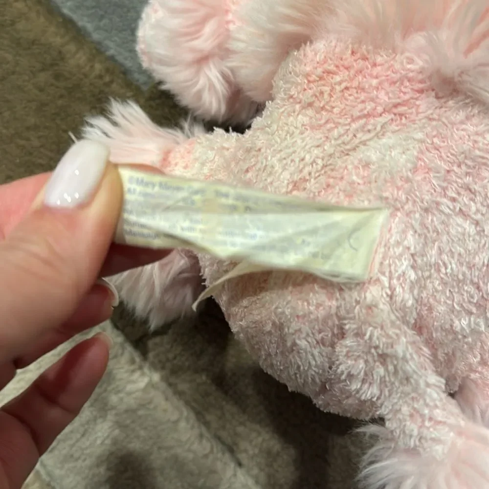 Plush Pink Dog Toy